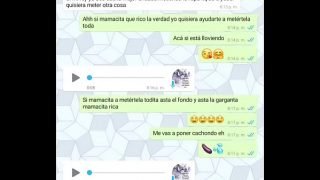 Mi tía caliente me manda videos de como se la mama a mi tío y también como se la cogen